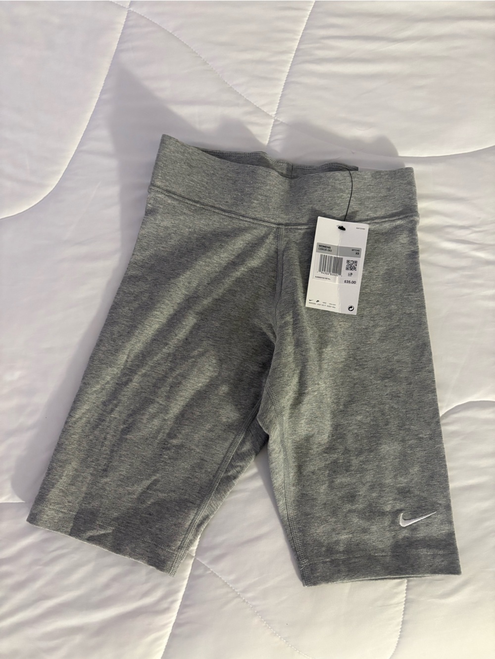 Nike Gray Heather Women's Athletic Bike Shorts